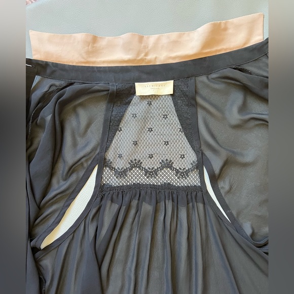 Ssemienne Sheer Black Button Down - Picture 3 of 10